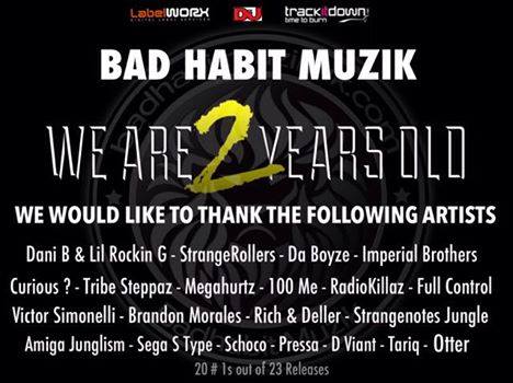 BadHabit Muzik 2 year anniversary