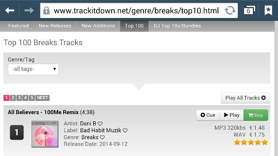 dani b #1 top 100 breaks